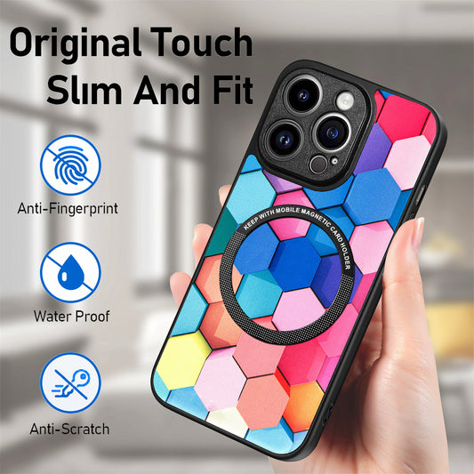 iPhone Case Magnetic Suction Shell Plastic Two-in-one Material Phone Shell