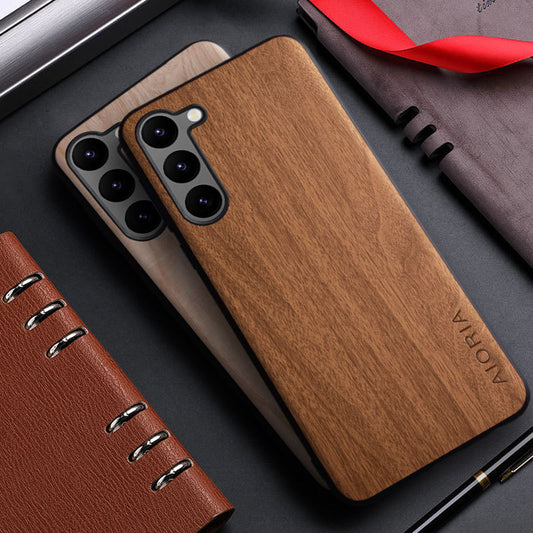Samsung Simple Interlaced Wood Grain Phone Case